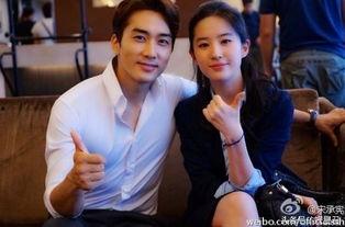 靓女和男明星,靓女与男明星的璀璨邂逅